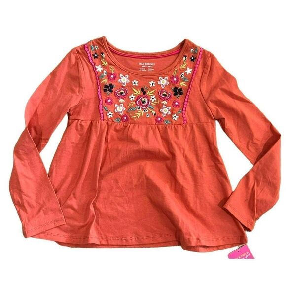 Little Girls Isaac Mizrahi Long Sleeve Shirt (5/6) - Picture 1 of 2